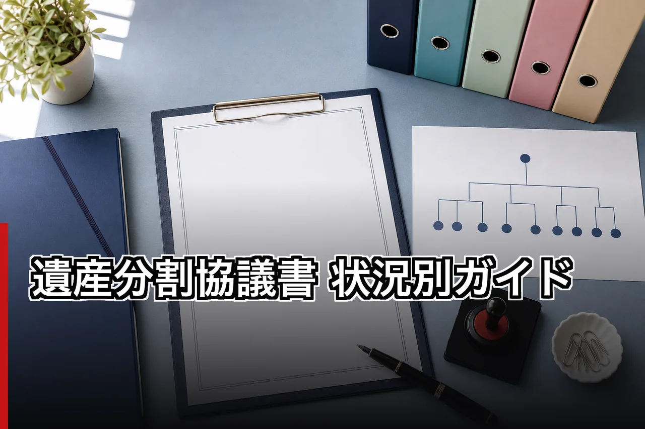遺産分割協議書 状況別ガイドのイメージ