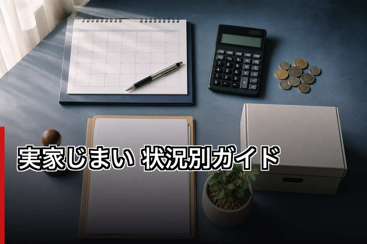 実家じまい 状況別ガイドのイメージ