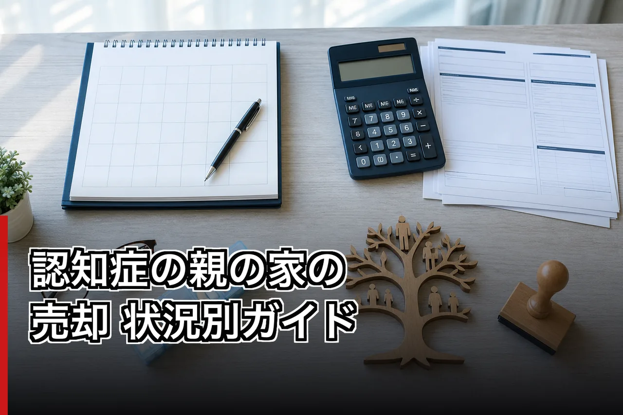 認知症の親の家の売却 状況別ガイドのイメージ