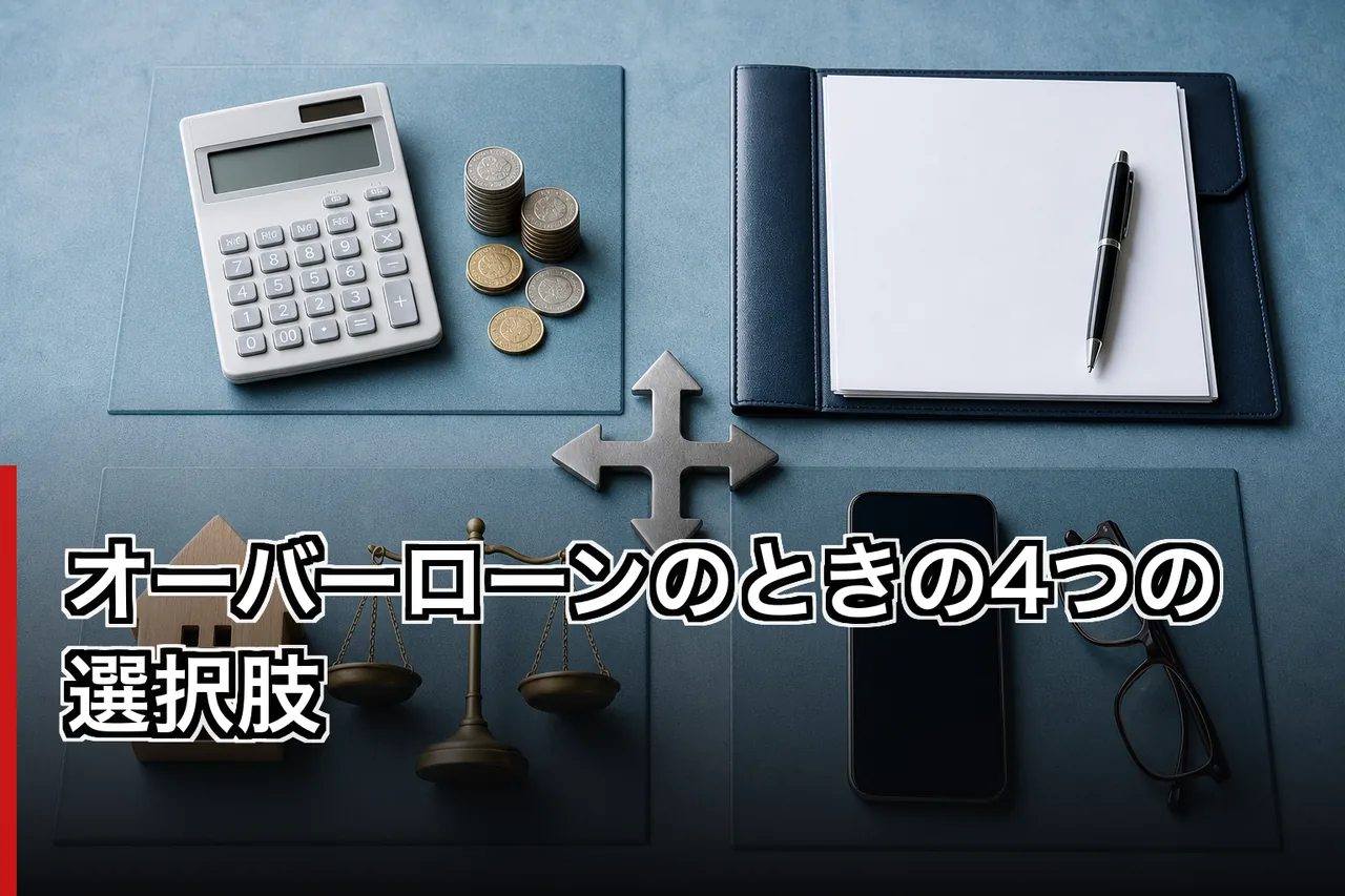 オーバーローンのときの4つの選択肢のイメージ