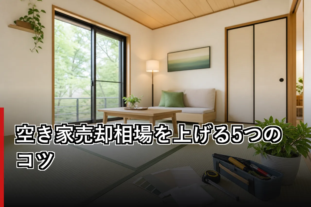空き家売却相場を上げる5つのコツのイメージ