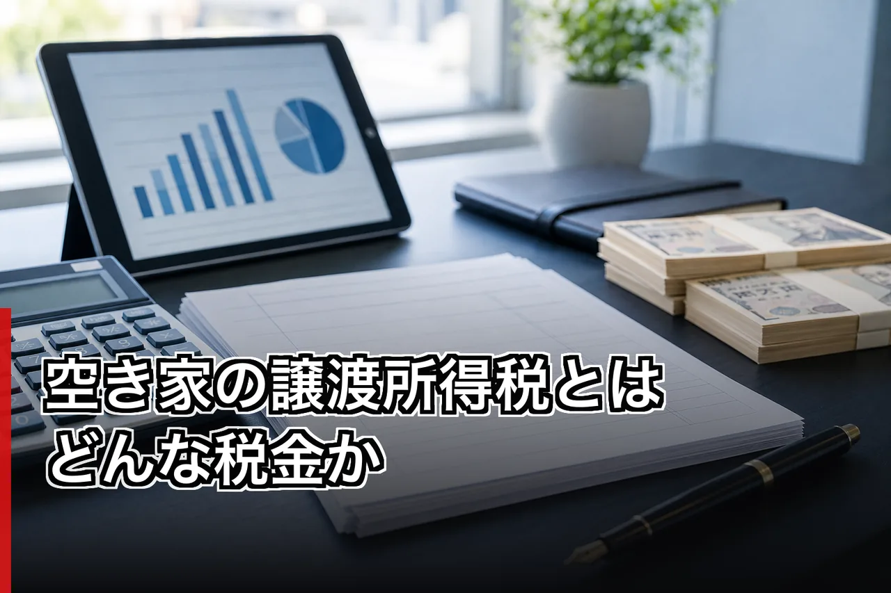 空き家の譲渡所得税とはどんな税金かのイメージ
