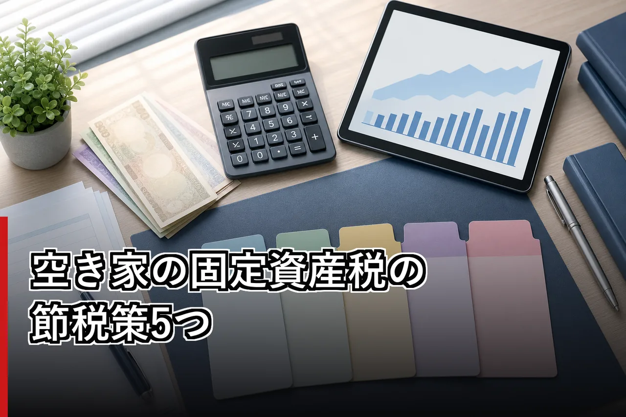 空き家の固定資産税の節税策5つのイメージ