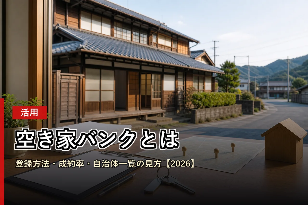 空き家バンクとは|登録方法・成約率・自治体一覧の見方【2026】